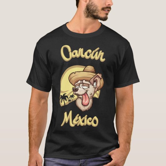 T-shirt Chihuahua Avec Sombrero Tri Blend (Devant)
