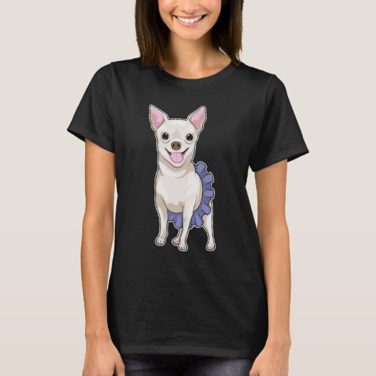 T-shirt Chihuahua Ballerina Ballet (Devant)