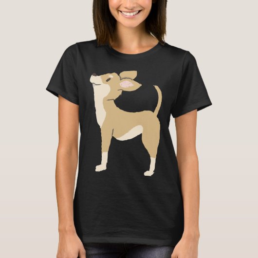 T-shirt Chihuahua Brown (Devant)