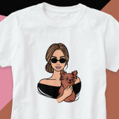 T-shirt Chihuahua Chic Chemise Amoureux des chiens