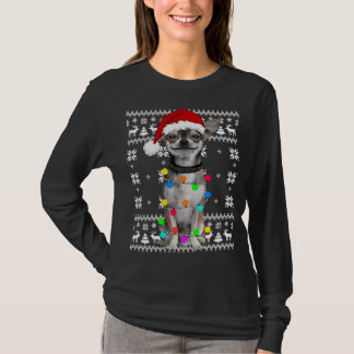 T-shirt Chihuahua Chien éclaire un pull moche pull chiot S