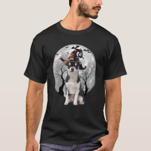 T-shirt Chihuahua Chien Et Lune Costume Halloween Chien