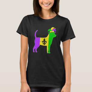 T-shirt Chihuahua Chien Mardi Gras Carnavals Drôle Chiot J