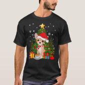 T-shirt Chihuahua Chien Noël Est Café Cadeau Arbre Léger  (Devant)