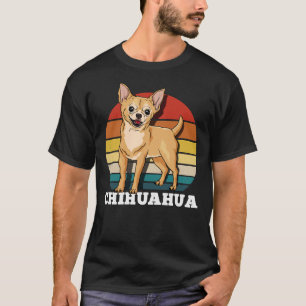 T-shirt Chihuahua Chien Retro