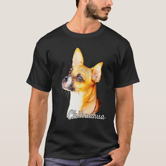 T-shirt Chihuahua Chig - Mignonne Chihuahua Chiot Propriét (Devant)