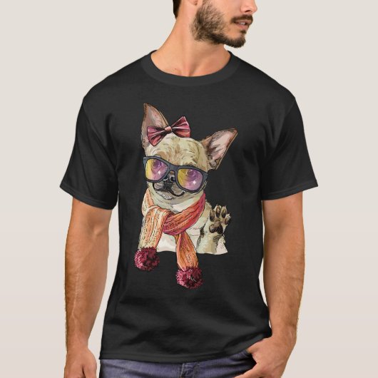 T-shirt Chihuahua Chihuahua Chien Cute Chihuahua Chien Pap (Devant)