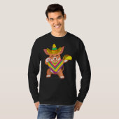 T-shirt Chihuahua Cinco De Mayo Poncho Som (Devant entier)