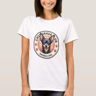 T-shirt Chihuahua 'Club - Membres uniquement'