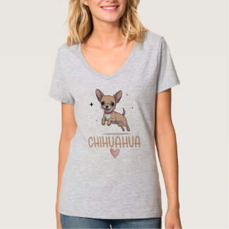 T-shirt Chihuahua Dog, Cute Dog Lover