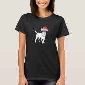 T-shirt Chihuahua Dog De Noël S'Est Habillé Comme Sant (Devant)