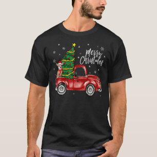 T-shirt Chihuahua Dog Truck Merry Christmas Dog