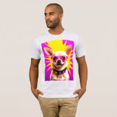 T-SHIRT CHIHUAHUA ÉCLAIRANT (Devant entier)
