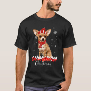 T-shirt Chihuahua éclaire Père Noël Chien Noël Pyjamas de