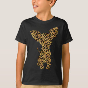 T-shirt Chihuahua Empreinte de léopard Chien Pup Amoureux