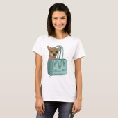 T-shirt Chihuahua En Sac (Devant entier)
