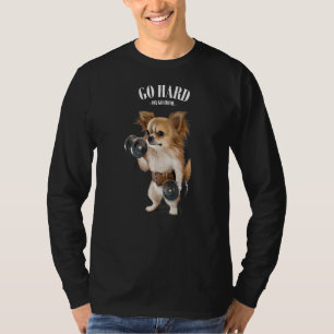 T-shirt Chihuahua Entraînement Musculaire De Chien Avec Du