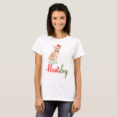 T-shirt Chihuahua Funny Noël Fleas Navidog (Devant entier)