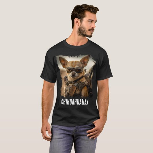 T-shirt Chihuahua Fury: Mad Max Edition" (Devant entier)