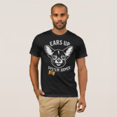 T-shirt Chihuahua Gros chien armé (Devant entier)