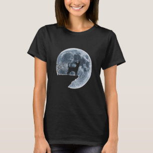T-shirt Chihuahua Halloween Costume Lune Silhouette