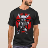 T-shirt Chihuahua Heavy Metal Guitare Rock Amoureux des Ch (Devant)