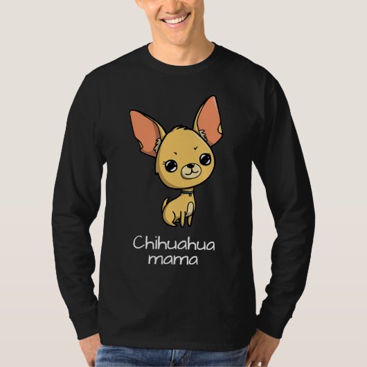 T-shirt Chihuahua Mama (Devant)