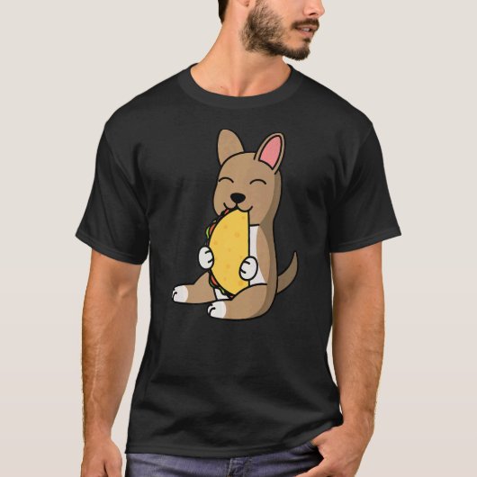 T-shirt Chihuahua Mange Un Chien Taco (Devant)