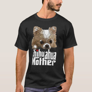 T-shirt Chihuahua Mère Chiwawa Long Haig Maman Mama