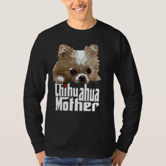 T-shirt Chihuahua Mère Chiwawa Long Haig Maman Mama