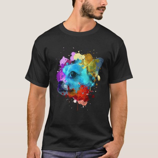 T-shirt Chihuahua mignonne pour hommes femmes Aquarelle vi (Devant)