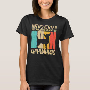 T-shirt Chihuahua mignonne pour hommes femmes Chihuahua ch