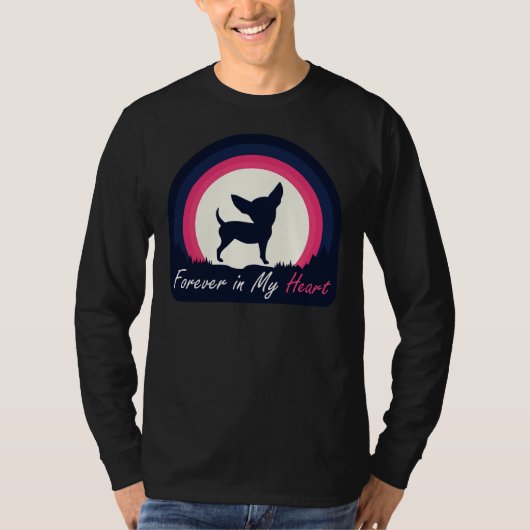 T-shirt Chihuahua Perte d'animal de compagnie pour chien (Devant)