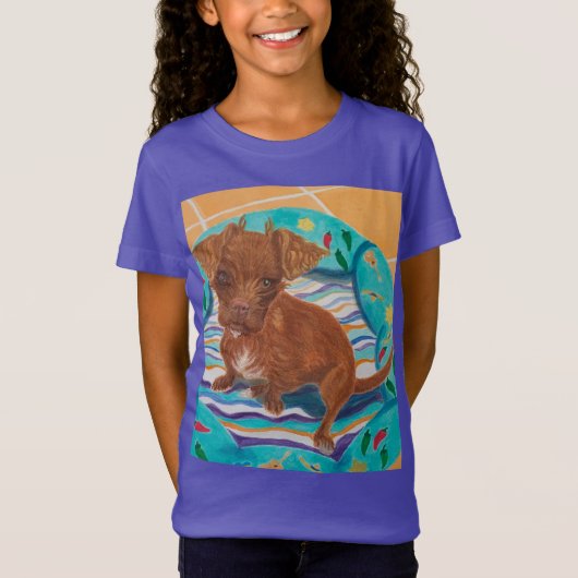 T-Shirt Chihuahua Poodé Mix Chipot (Devant)