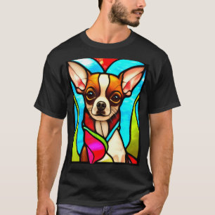 T-shirt Chihuahua - Pop en verre tendu Art_5