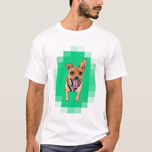 T-shirt Chihuahua... Portraits pour animaux (Devant)