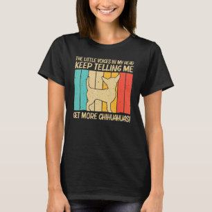 T-shirt Chihuahua pour hommes femmes propriétaire de chien
