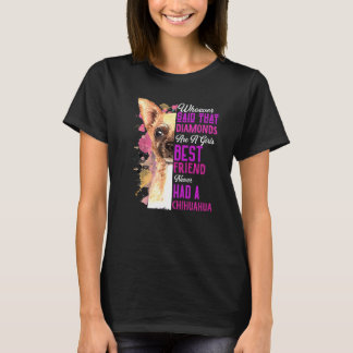 T-shirt Chihuahua Sont Une Fille Meilleur Ami Chien Maman