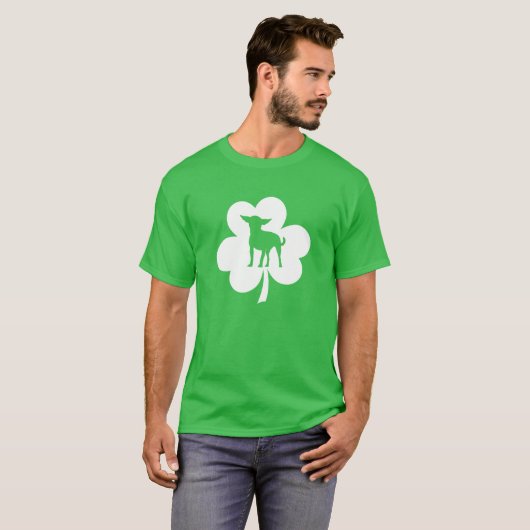 T-shirt Chihuahua St. Patrick's Day Chien Momma Chien Papa (Devant entier)