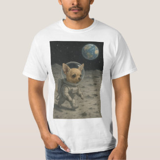 T-shirt "Chihuahua Walking on the Moon"