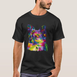 T-shirt Chihuahua Water Color Love Chig Paint Splat