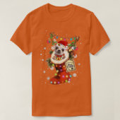 T-shirt Chihuahua Xmas Boot Noël Sock hiver neige (Design devant)