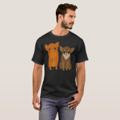T-shirt Chihuahuas Brown (Devant entier)