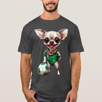 T-Shirt Chihuahuas footballeur / joueur de footbal