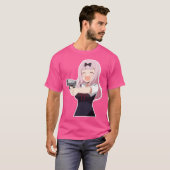 T-shirt Chika Fujiwara Possède Une Fille D'Anime Avec Un A (Devant entier)