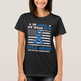 T-shirt Child Abuse Prevention Flag Child Abuse Awareness 