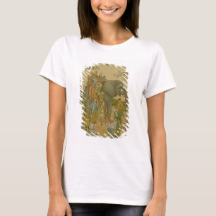 T-shirt Children Riding on the Elephant (litho)