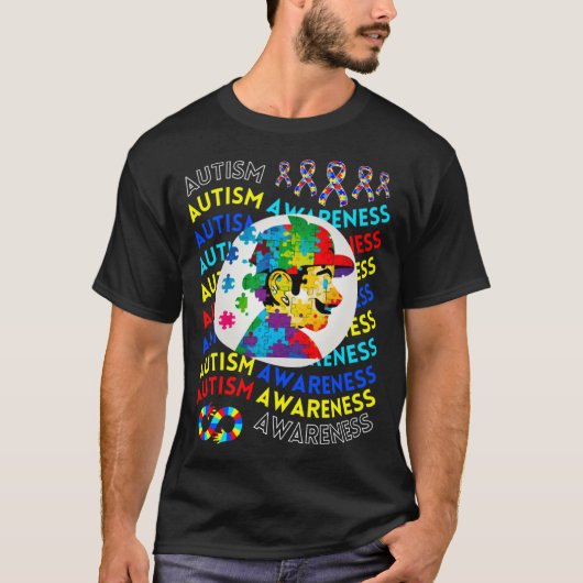 T-shirt Childrens Autism Awareness Navigating Autism Autis (Devant)