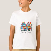 T-shirt children's dog patrol firefighter shirt (Devant)
