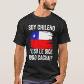 T-shirt Chile Chilean Flag Map Pride Chileno Camiseta Cach (Devant)